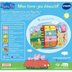 VTech Peppa Pig - Mon Livre-jeu éducatif 9 VTech Peppa Pig - Mon Livre-jeu éducatif -Célèbre Jouets Magasin 80 518005 peppa pig livre dos