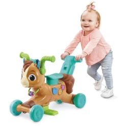 VTECH BABY Joey, Mon Porteur Trotti-magique (5 En 1) -Célèbre Jouets Magasin 80 519105 9