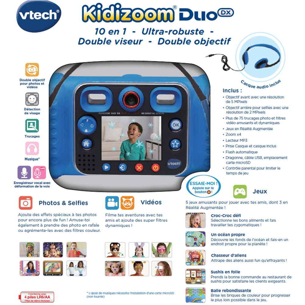 KidiZoom Duo DX Bleu 6 KidiZoom Duo DX Bleu – Image 6