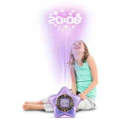 Kidimagic Starlight Violet - Réveil Enfant -Célèbre Jouets Magasin 80 520485 ENTIRE TOY enf