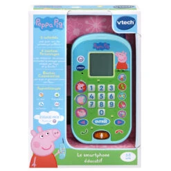 VTech Peppa Pig - Le Smartphone éducatif -Célèbre Jouets Magasin 80 523105 PACKAGE RECTO 1