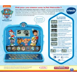 VTech Pat Patrouille - Mon Ordi Tablette éducatif -Célèbre Jouets Magasin 80 530305 dos boite