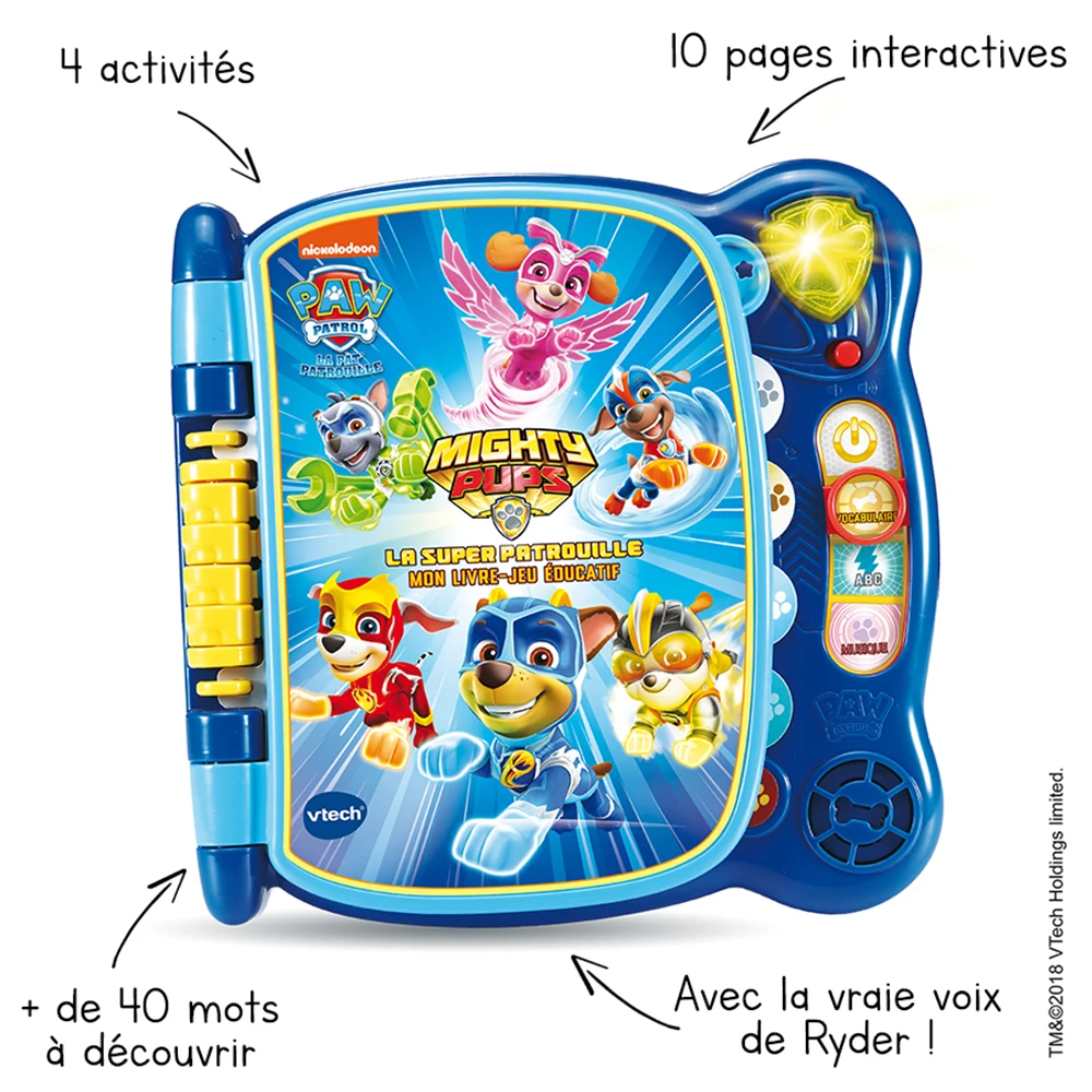 VTech Pat' Patrouille - Mon Livre-jeu éducatif 2 VTech Pat' Patrouille - Mon Livre-jeu éducatif – Image 2