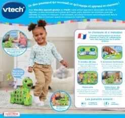 VTech Mon Dino Apprenti Glouton 27 VTech Mon Dino Apprenti Glouton -Célèbre Jouets Magasin 80 532005 dos boC3AEte