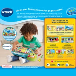 VTECH BABY Mon Super Imagier Des Découvertes -Célèbre Jouets Magasin 80 533405 Mon super imagier des dC3A9couvertes dos