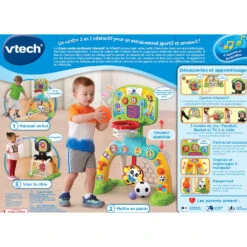 VTECH BABY Super Centre Multisport Interactif -Célèbre Jouets Magasin 80 533505 dos boite