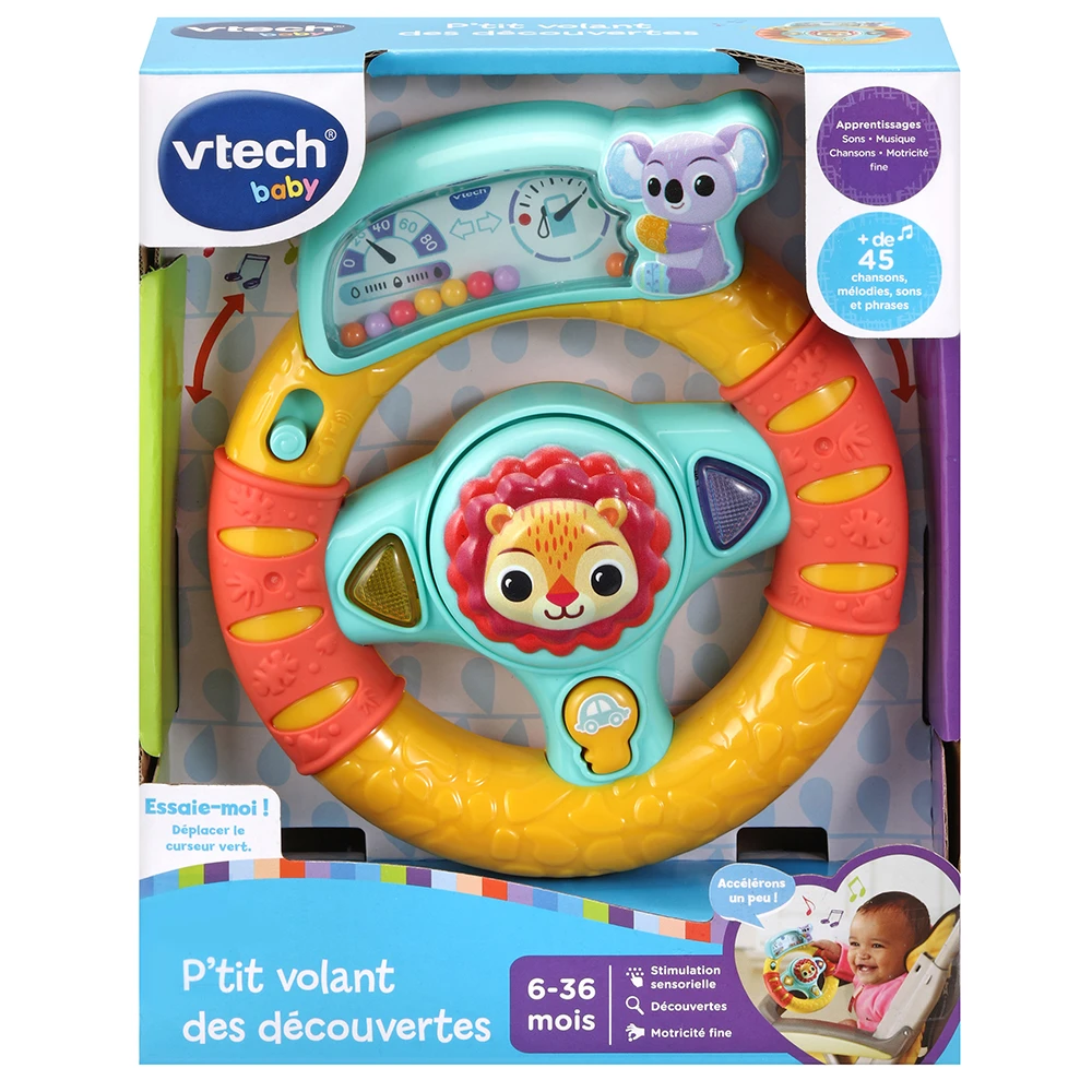 VTECH BABY P'tit Volant Des Découvertes - Baby Loulous 6 VTECH BABY P'tit Volant Des Découvertes - Baby Loulous – Image 6