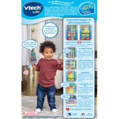 VTECH BABY Lumi Smartphone Magic Touch - Telephone Interactif -Célèbre Jouets Magasin 80 537605 lumi smartphone dos
