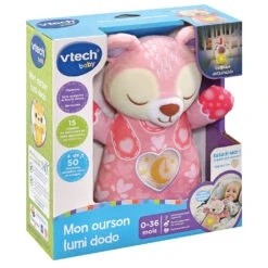 VTECH BABY Mon Ourson Lumi Dodo Rose -Célèbre Jouets Magasin 80 539855 6