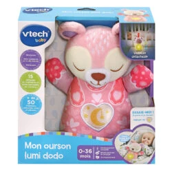 VTECH BABY Mon Ourson Lumi Dodo Rose -Célèbre Jouets Magasin 80 539855 7