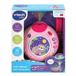 VTECH BABY Lumi Veilleuse Nuit Enchantée Rose -Célèbre Jouets Magasin 80 540355 5