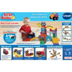Maxi Circuit Cascades - Tut Tut Bolides 15 Maxi Circuit Cascades - Tut Tut Bolides -Célèbre Jouets Magasin 80 540505 dos boite