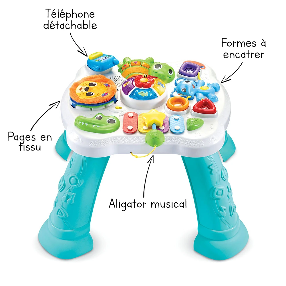 VTECH BABY Table D'activités Sensorielle Des P'tits Loulous 1 VTECH BABY Table D'activités Sensorielle Des P'tits Loulous