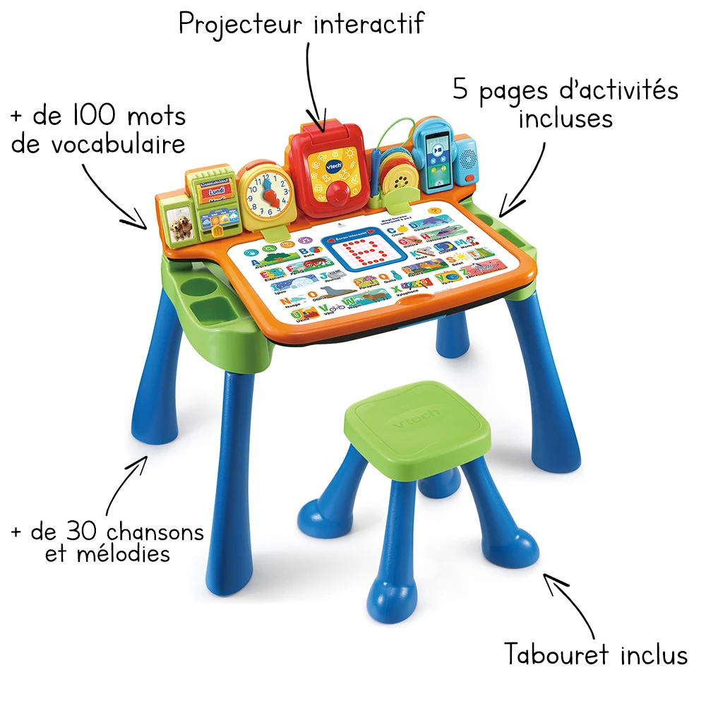 VTech Magi Bureau Interactif 5 En 1 Mixte 2 VTech Magi Bureau Interactif 5 En 1 Mixte – Image 2