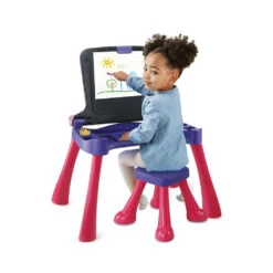 VTech Magi Bureau Interactif 5 En 1 Rose -Célèbre Jouets Magasin 80 540955 8