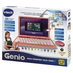 VTech Genio, Mon Premier Vrai Ordi ! (rose) -Célèbre Jouets Magasin 80 541055 10