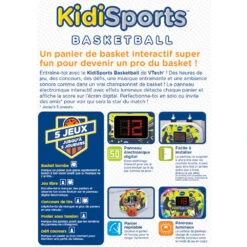 VTech KidiSports Basket Ball -Célèbre Jouets Magasin 80 541605 dos boite