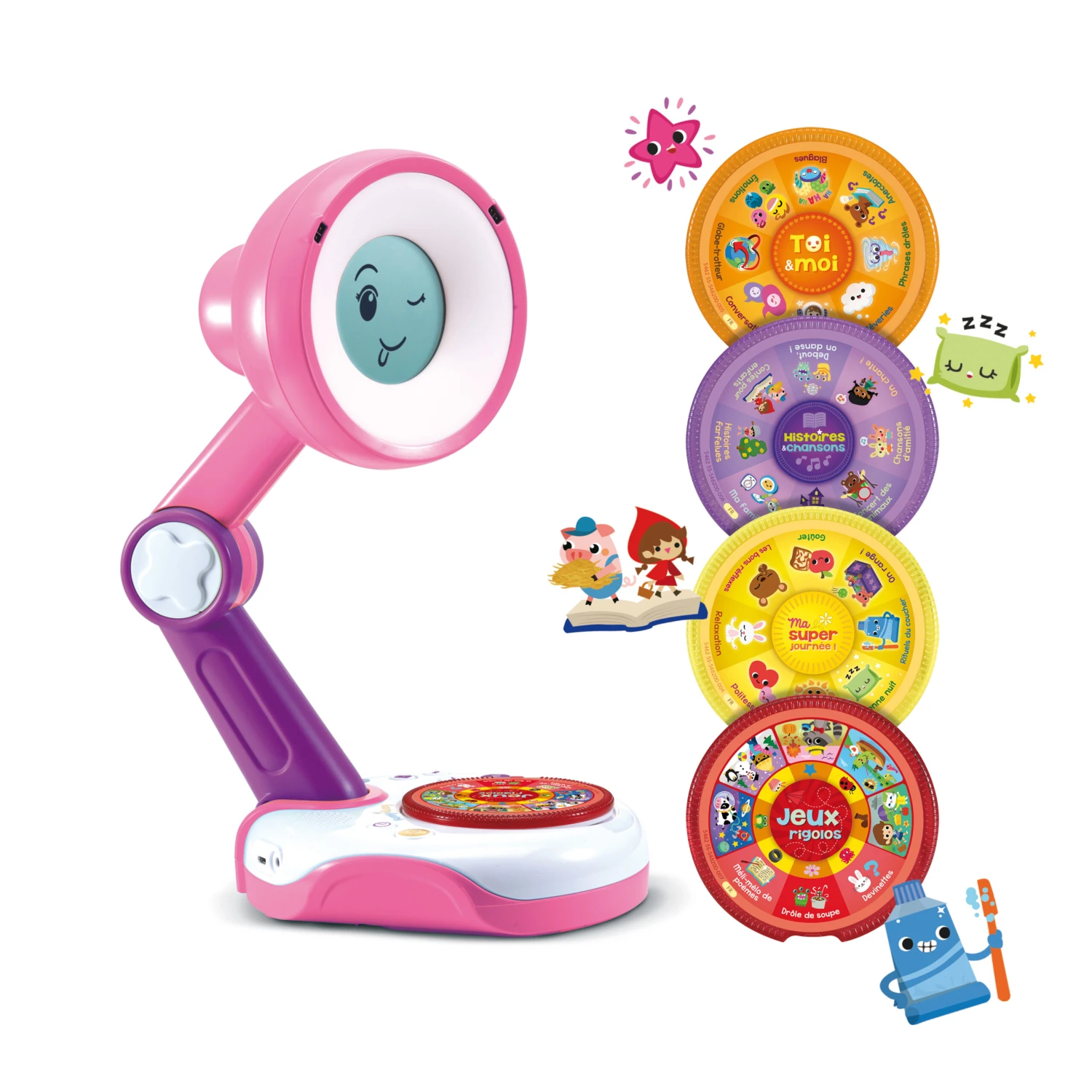 VTech Funny Sunny Rose - Compagnon Interactif 1 VTech Funny Sunny Rose - Compagnon Interactif