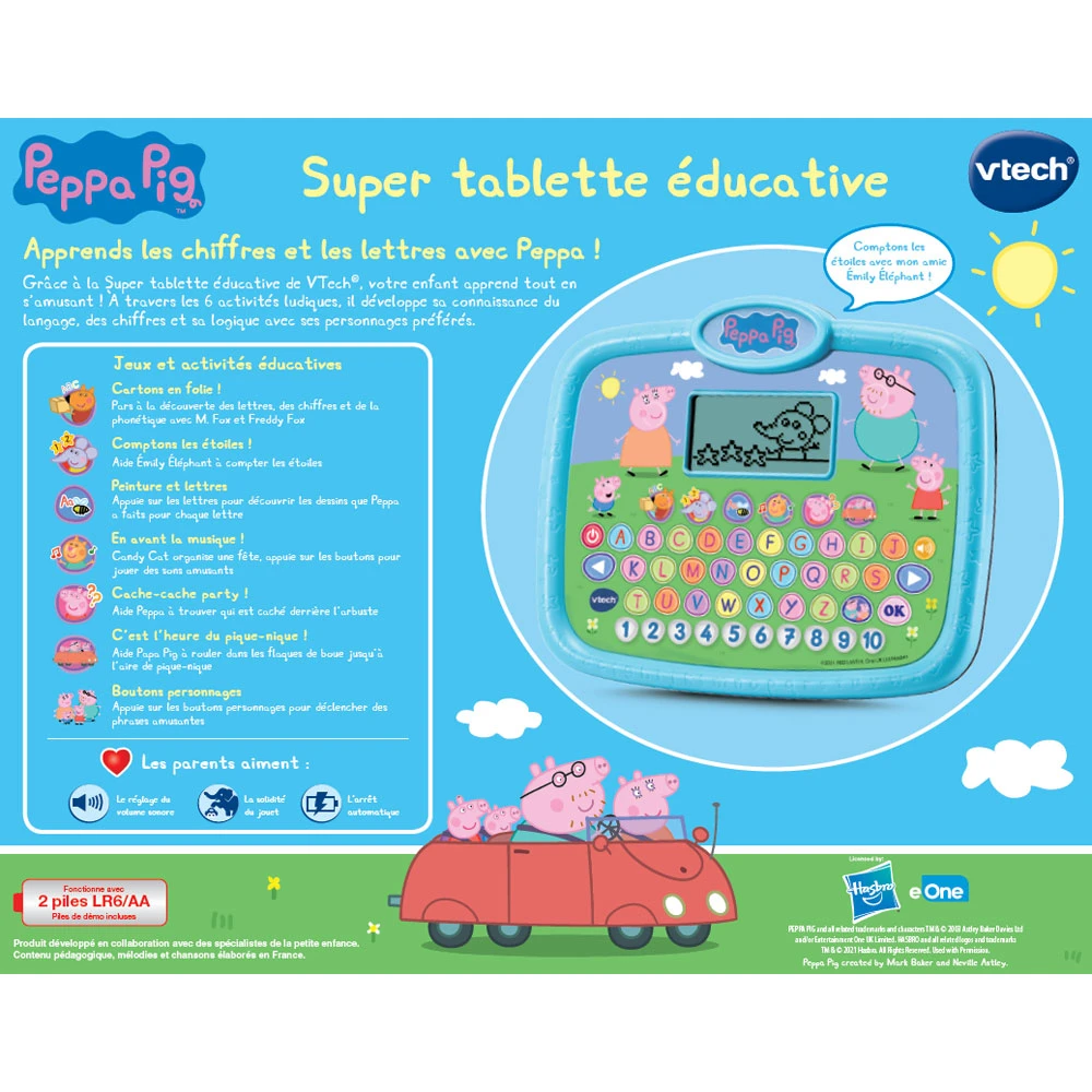 VTech Peppa Pig - Super Tablette éducative 4 VTech Peppa Pig - Super Tablette éducative – Image 4