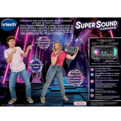 VTech SuperSound Karaoke 15 VTech SuperSound Karaoke -Célèbre Jouets Magasin 80 547405 dos boite