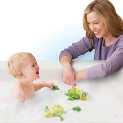 VTECH BABY Maman Tortue Et Son Bébé Nageur - Jouet De Bain -Célèbre Jouets Magasin 80 547905 4
