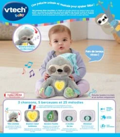VTECH BABY Mon Paresseux Rêves Merveilleux -Célèbre Jouets Magasin 80 548205 dos boite