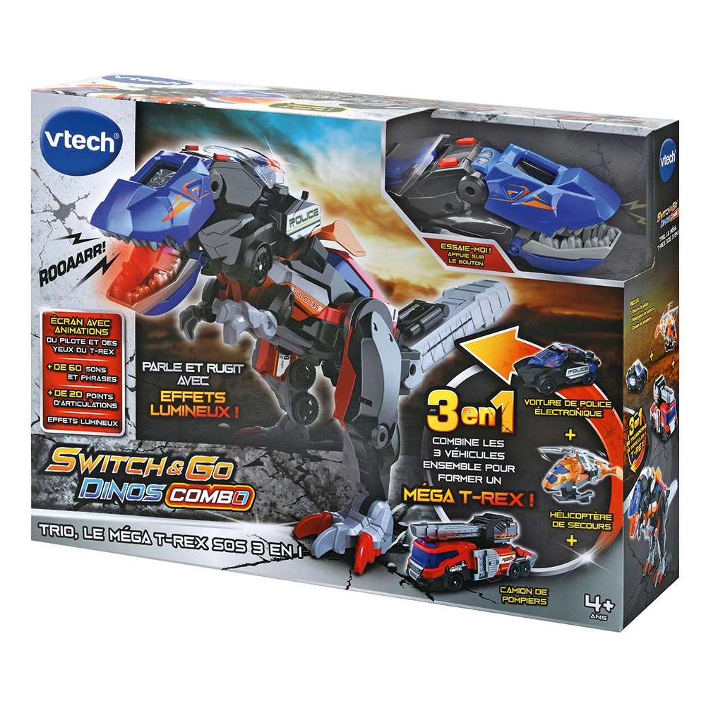 Trio, Le Méga T-Rex SOS 3 En 1 8 Trio, Le Méga T-Rex SOS 3 En 1 – Image 8