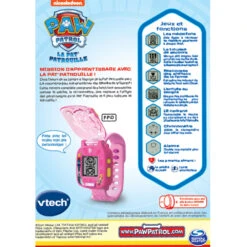 VTech Pat Patrouille - La Montre-jeu Interactive De Stella -Célèbre Jouets Magasin 80 551685 dos boite