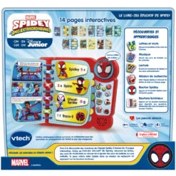 VTech Le Livre-jeu éducatif De Spidey 9 VTech Le Livre-jeu éducatif De Spidey -Célèbre Jouets Magasin 80 552305 dos boite