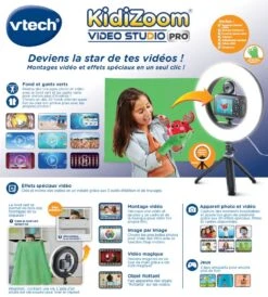 Kidizoom Vidéo Studio Pro -Célèbre Jouets Magasin 80 552905 dos boC3AEte