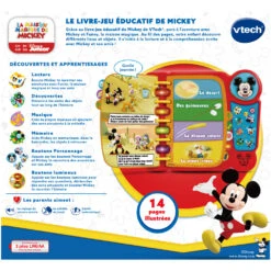 VTech Le Livre-jeu éducatif De Mickey -Célèbre Jouets Magasin 80 554005 dos boite