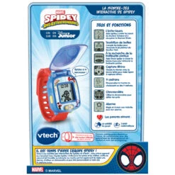 VTech La Montre-jeu Interactive De Spidey -Célèbre Jouets Magasin 80 554305 dos boite