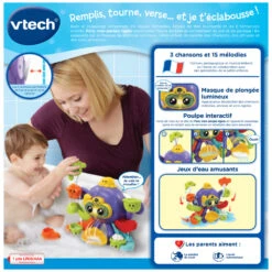 VTech Polo, Mon Poulpe Rigolo -Célèbre Jouets Magasin 80 555205 dos boite