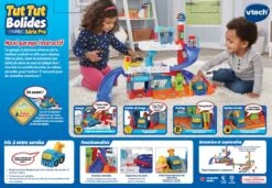 Maxi Garage Interactif - Série Pro -Célèbre Jouets Magasin 80 556605 dos boC3AEte