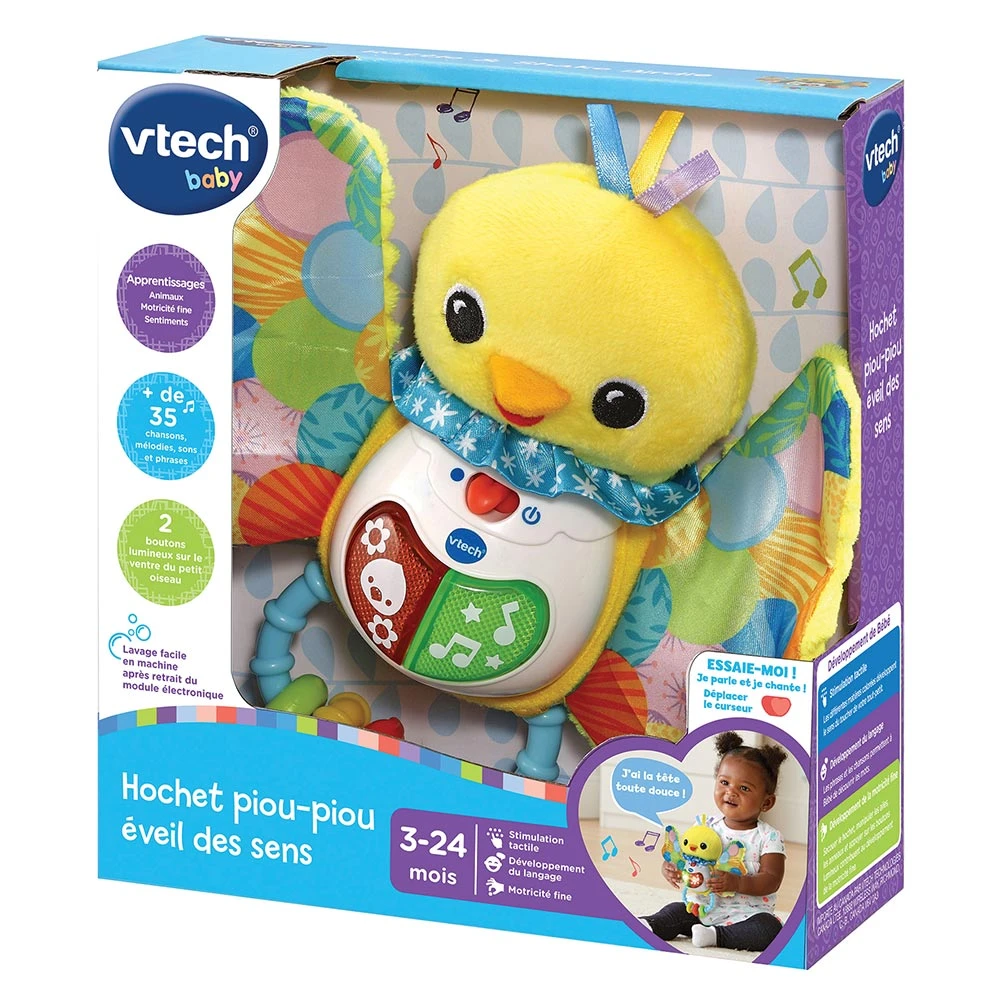 VTECH BABY Hochet Piou-piou éveil Des Sens 6 VTECH BABY Hochet Piou-piou éveil Des Sens – Image 6