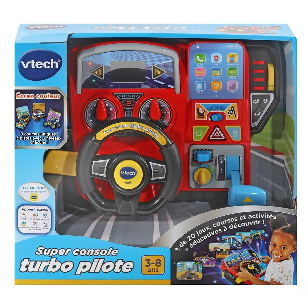 VTech Super Console Turbo Pilote 9 VTech Super Console Turbo Pilote – Image 9