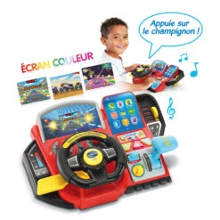 VTech Super Console Turbo Pilote 13 VTech Super Console Turbo Pilote -Célèbre Jouets Magasin 80 558905 CAT