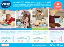 VTECH BABY Mon Coussin D'éveil Sensoriel -Célèbre Jouets Magasin 80 560505 dos boC3AEte