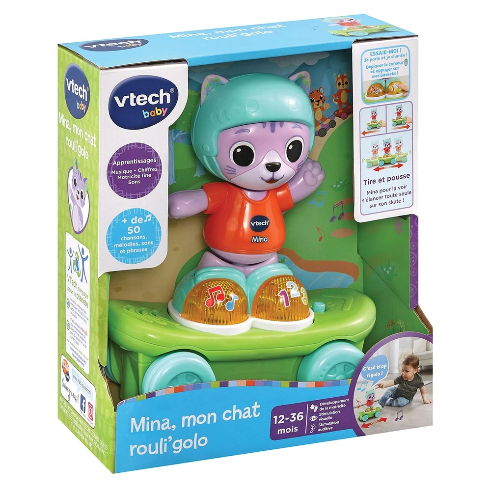 VTECH BABY Mina, Mon Chat Rouli'golo 9 VTECH BABY Mina, Mon Chat Rouli'golo – Image 9