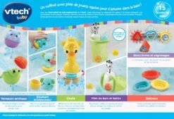 VTech Maxi-coffret De Bain Multiactivité 17 VTech Maxi-coffret De Bain Multiactivité -Célèbre Jouets Magasin 80 563005 dos boC3AEte