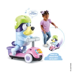 VTech Bluey - Trotti-Bluey Interactive -Célèbre Jouets Magasin 80 563805 CAT