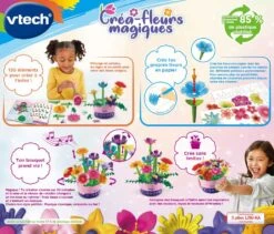 VTech Créa-fleurs Magiques -Célèbre Jouets Magasin 80 564205 dos boC3AEte