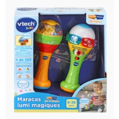 VTECH BABY Maracas Lumi Magiques - Jouet Musical -Célèbre Jouets Magasin 80 607545 PACKAGE RECTO 1