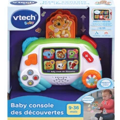 VTECH BABY Baby Console Des Découvertes 6 VTECH BABY Baby Console Des Découvertes -Célèbre Jouets Magasin 80 609105 Baby console des dC3A9couvertes box