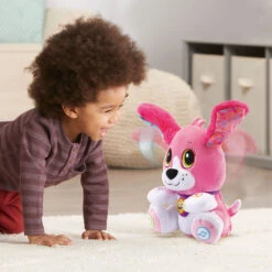 VTECH BABY Toutou Parle Avec Moi Rose - Peluche Interactive 10 VTECH BABY Toutou Parle Avec Moi Rose - Peluche Interactive -Célèbre Jouets Magasin 80 610155 3