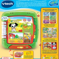 VTech Mon Imagi'tablette Interactive 18 VTech Mon Imagi'tablette Interactive -Célèbre Jouets Magasin 80 611205 Mon imagitablette interactive dos