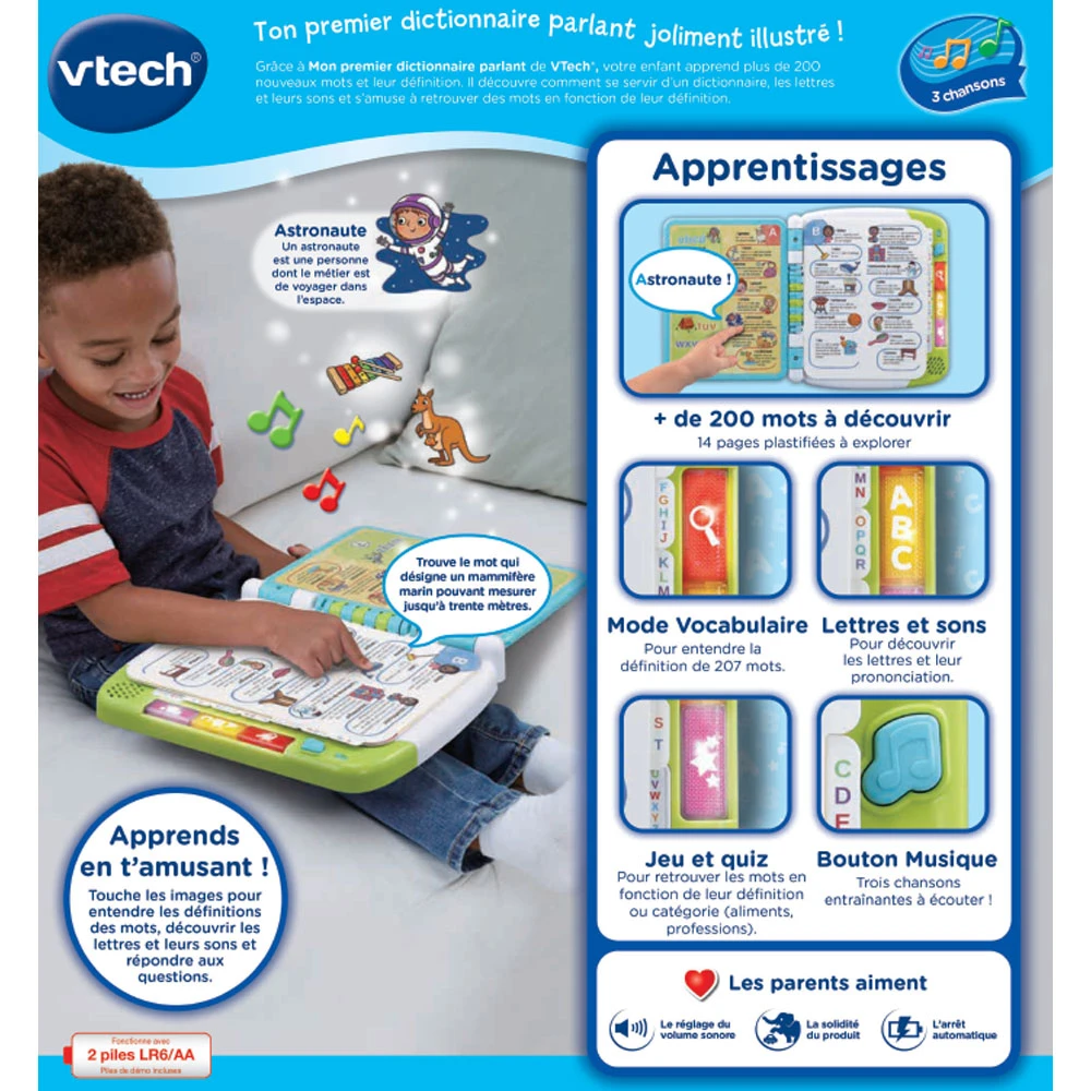 VTech Mon Premier Dictionnaire Parlant 8 VTech Mon Premier Dictionnaire Parlant – Image 8