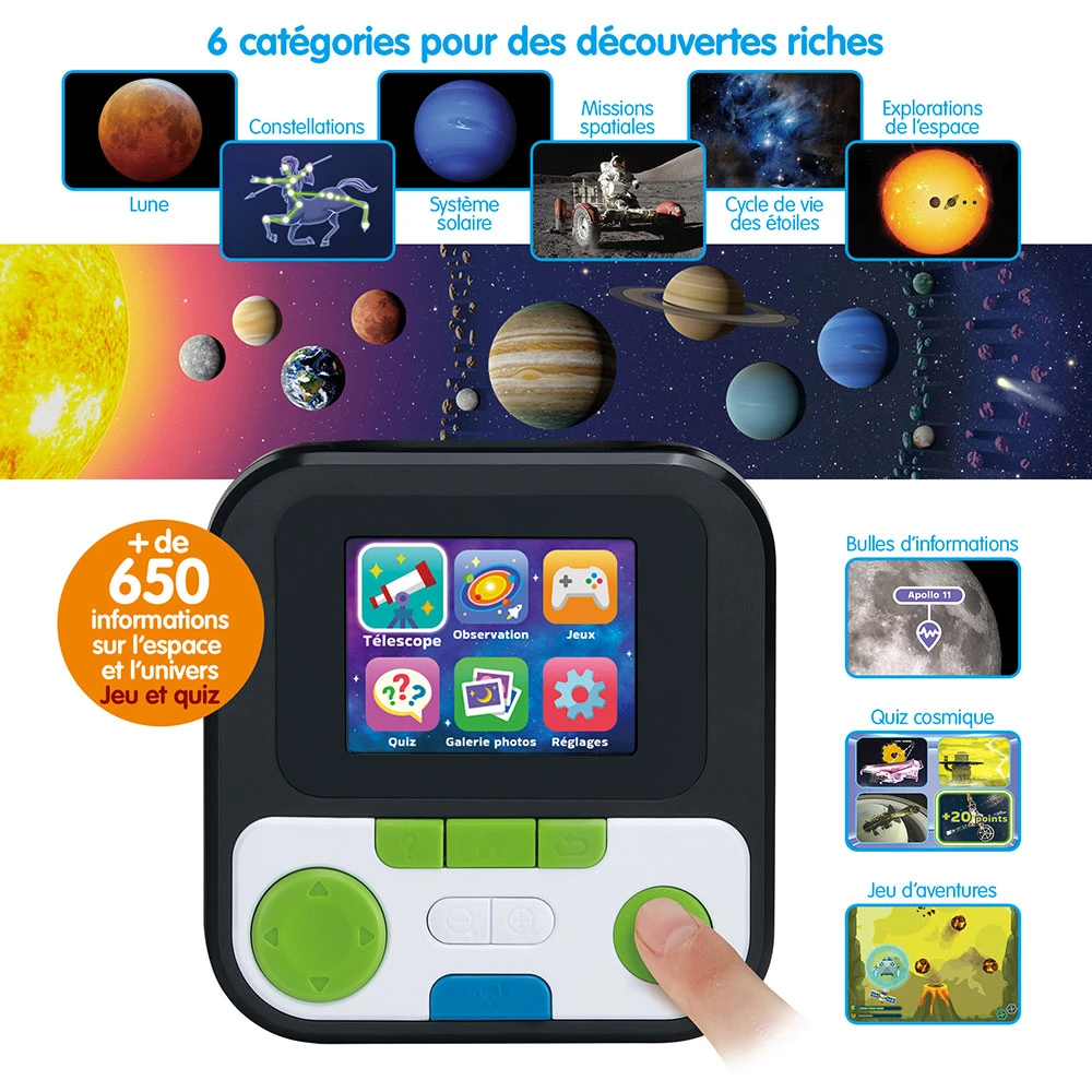 VTech Genius XL - Télescope Vidéo Interactif 5 VTech Genius XL - Télescope Vidéo Interactif – Image 5