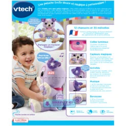 VTech Violette, Mon Amie Pattes Magiques -Célèbre Jouets Magasin 80 615065 dos boite