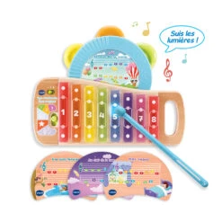 VTech Xylo-Tambourin Lumi Magique -Célèbre Jouets Magasin 80 615605 CAT